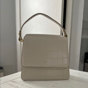 JW PEI FAE Top Handle - Ivory Croc